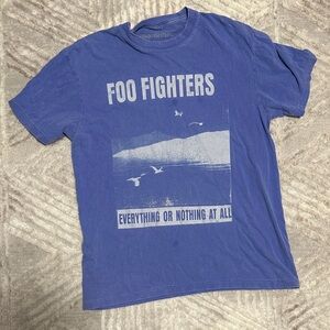 Foo Fighters Blue Graphic T-Shirt